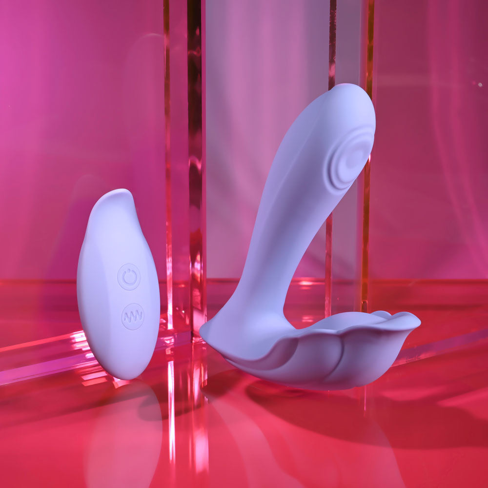 Playboy Pleasure LILAC FANTASY - Tapping Vibrator with Remote