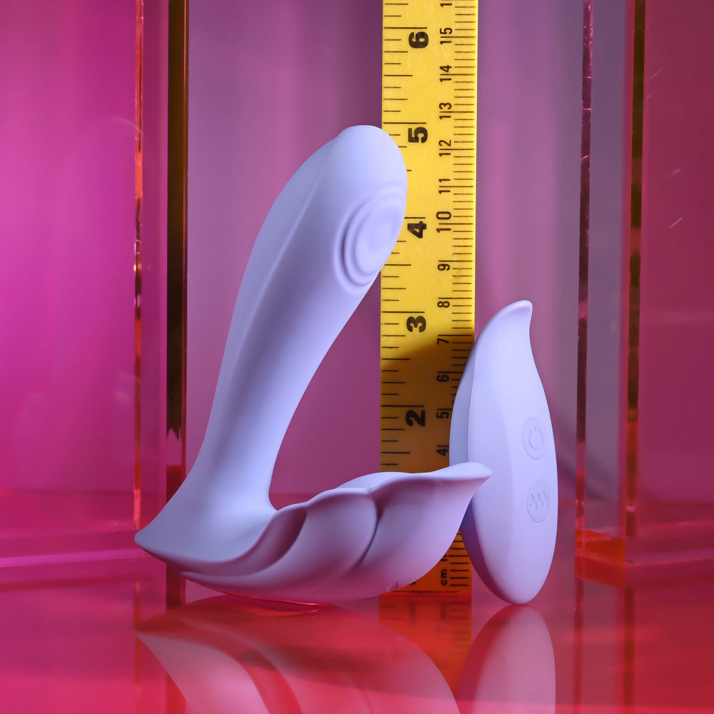 Playboy Pleasure LILAC FANTASY - Tapping Vibrator with Remote