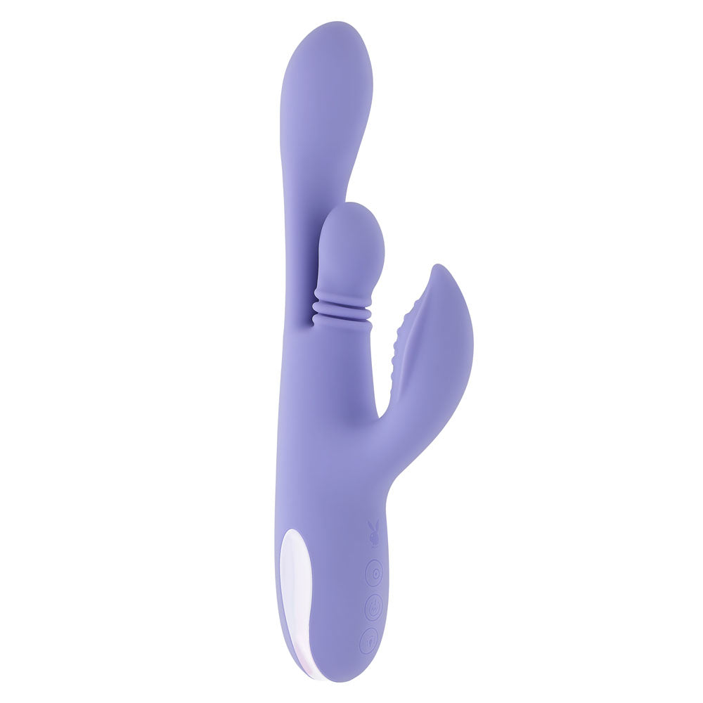 Playboy Pleasure NUBBIN RUBBIN - Thrusting Rabbit Vibrator