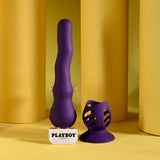 Playboy Pleasure Wiggle It Purple Wiggling Vibrator