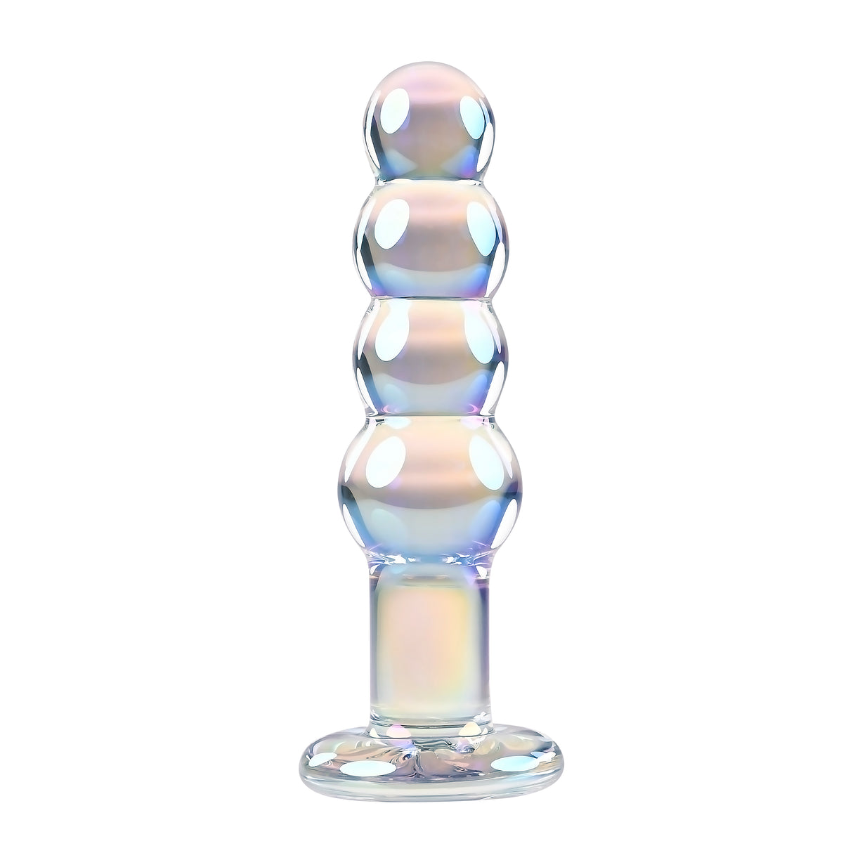 Playboy Pleasure JEWELS BEADS - Clear Glass 12 cm Anal Beads - Naughty by Nature Adult Store
