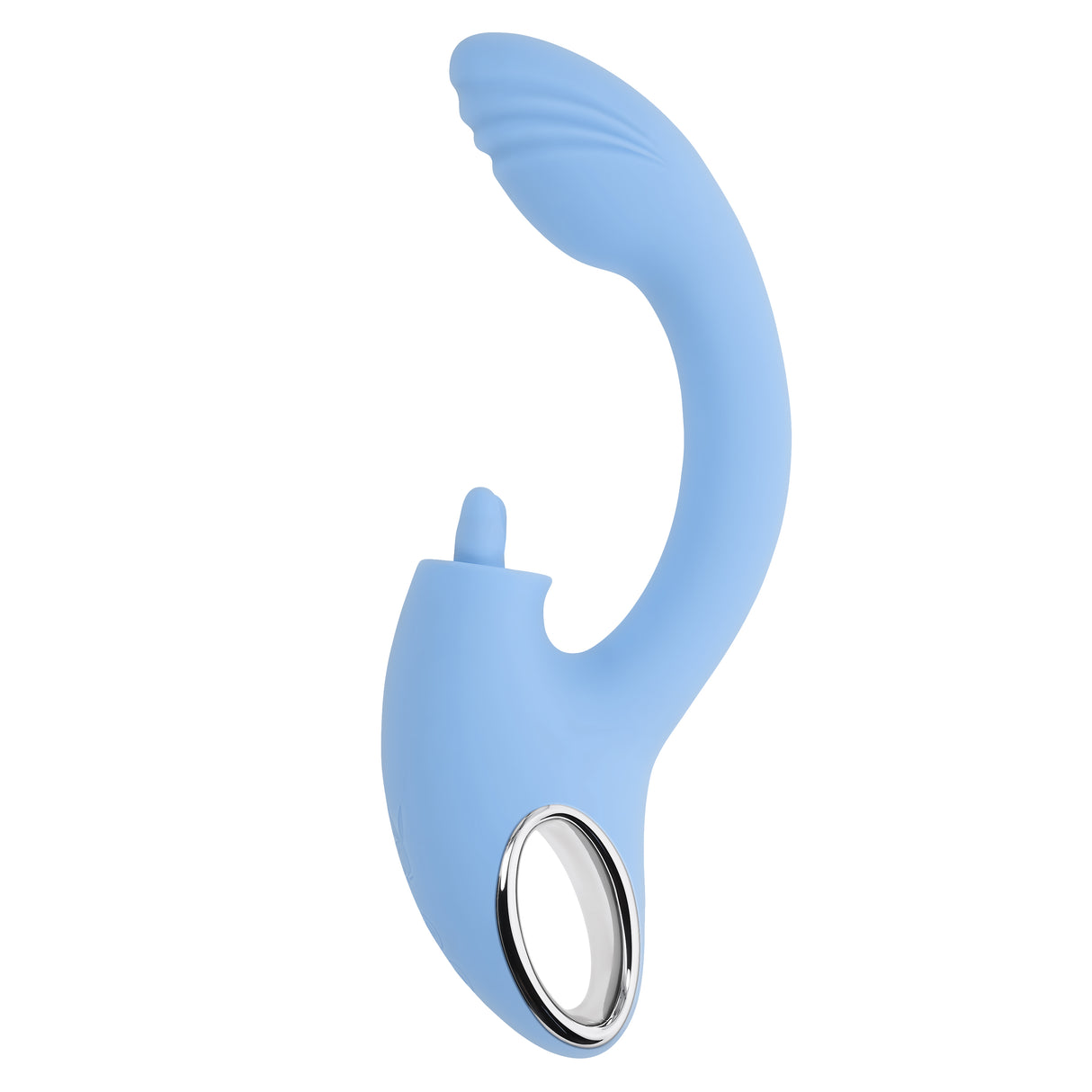 Playboy Pleasure SAPPHIRE SKY Vibrator with Double Tongue Stimulator