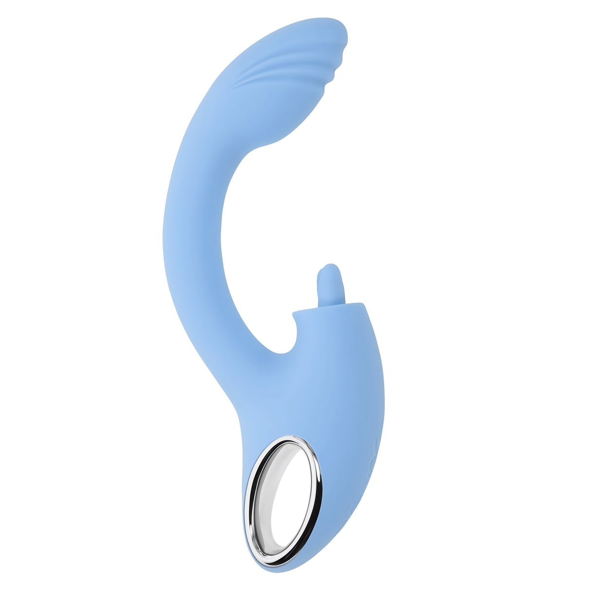 Playboy Pleasure SAPPHIRE SKY Vibrator with Double Tongue Stimulator