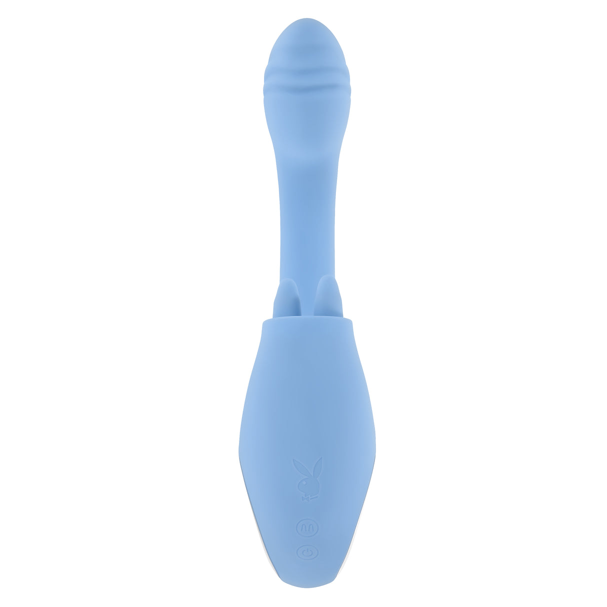 Playboy Pleasure SAPPHIRE SKY Vibrator with Double Tongue Stimulator