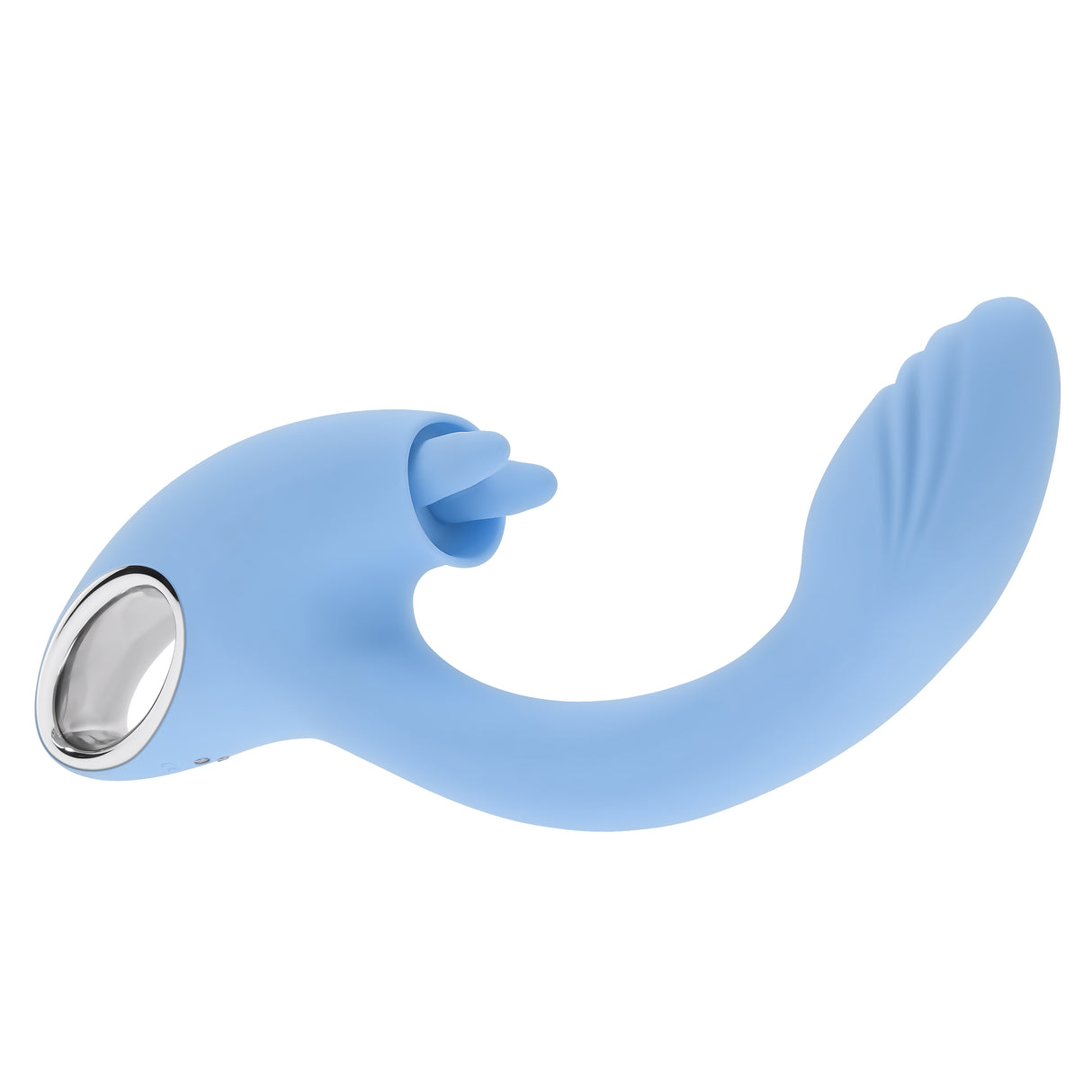 Playboy Pleasure SAPPHIRE SKY Vibrator with Double Tongue Stimulator