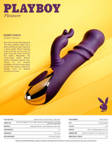 Playboy Pleasure BUNNY PUNCH - Twirling Rabbit Vibrator