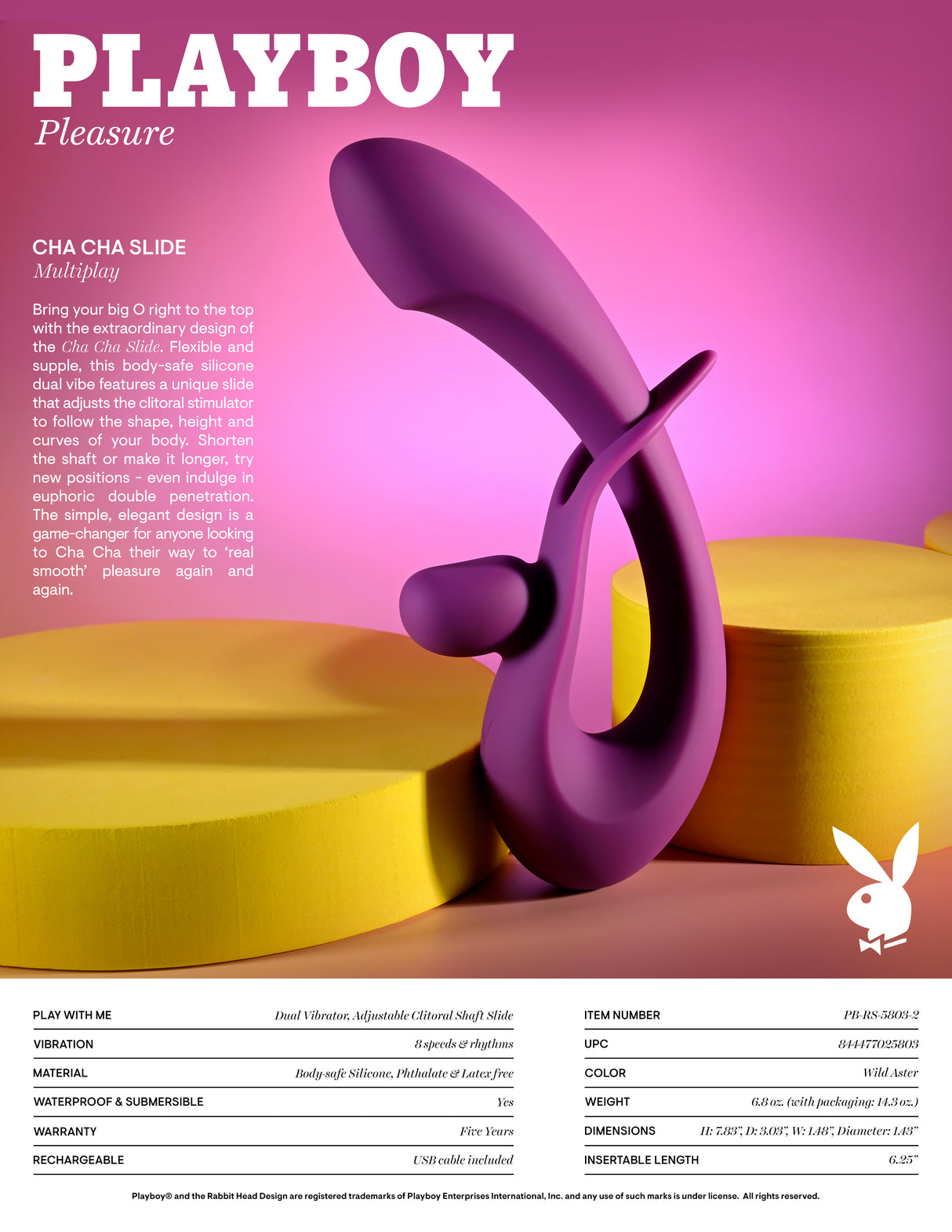 Playboy Pleasure CHA CHA SLIDE