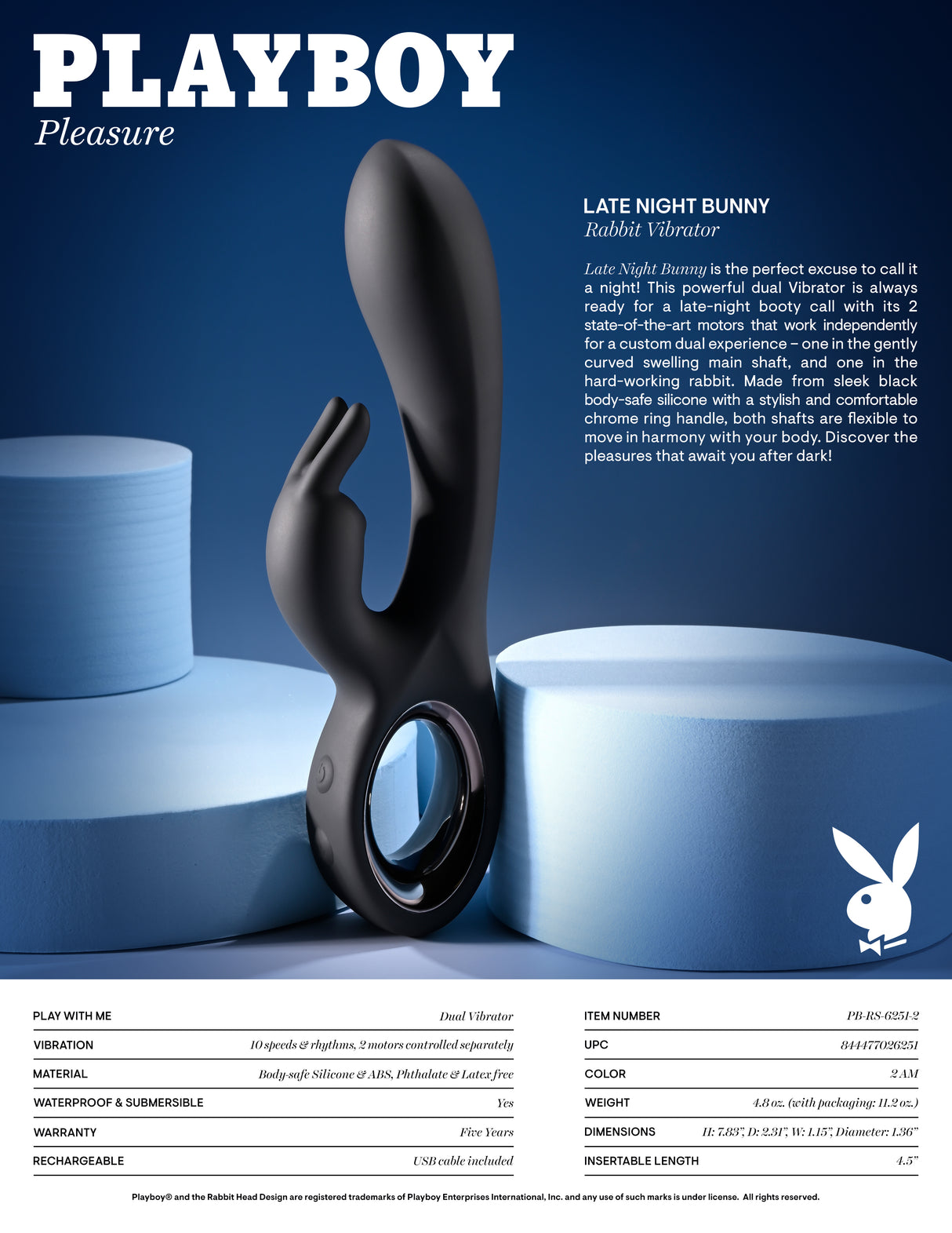 Playboy Pleasure LATE NIGHT BUNNY