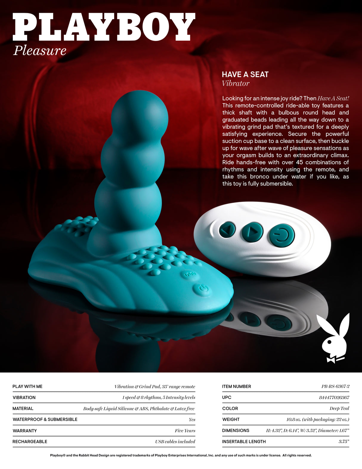 Playboy Pleasure HAVE A SEAT