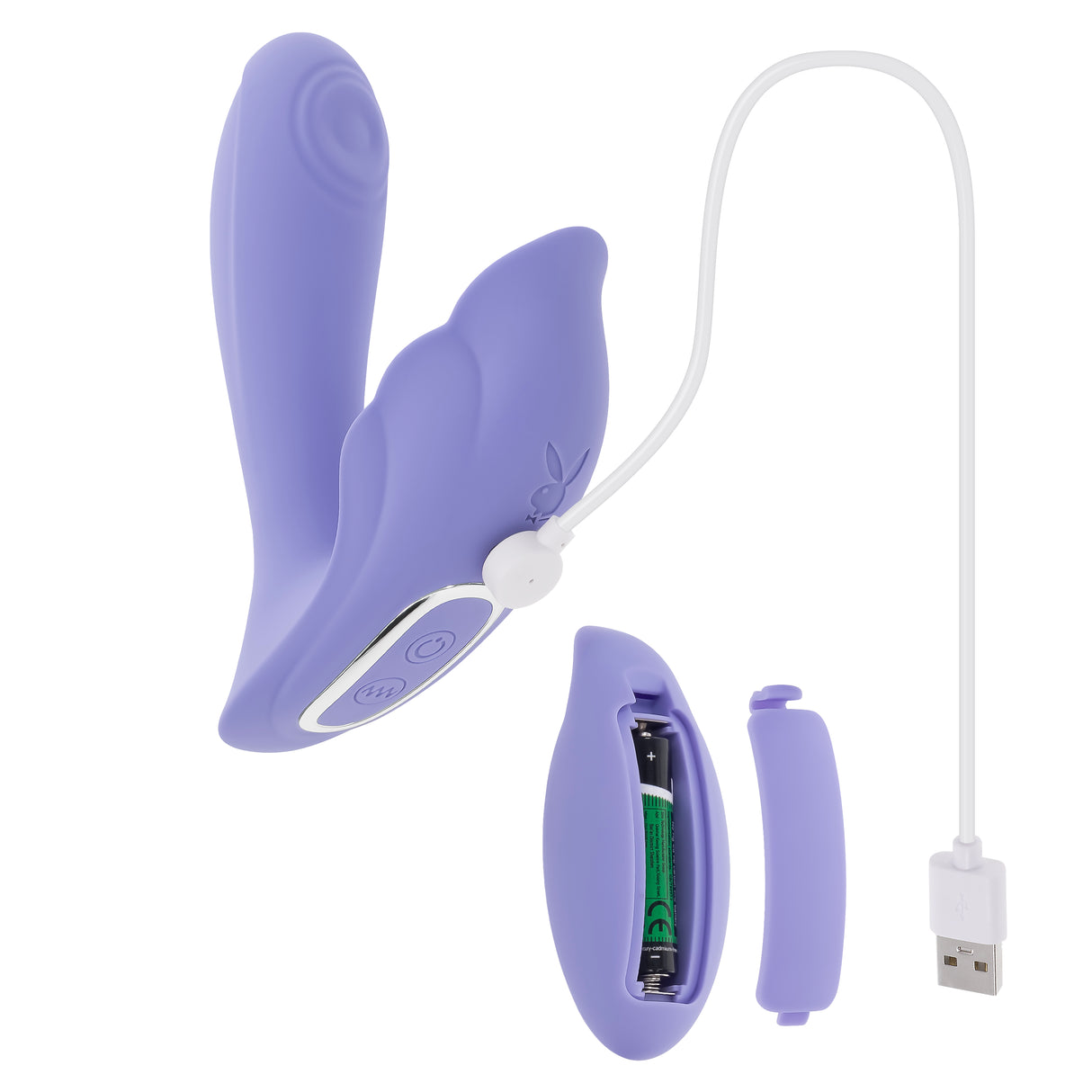 Playboy Pleasure LILAC FANTASY - Tapping Vibrator with Remote