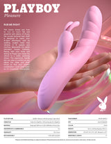 Playboy Pleasure RUB ME RIGHT - Thrusting Rabbit Vibrator
