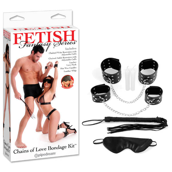 Fetish Fantasy Series Chains Of Love Bondage Kit - 5 Piece Set - Naughty by Nature Adult Store