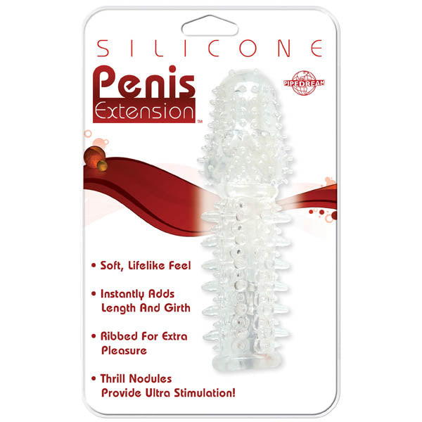 Silicone Penis Extension - Clear 14 cm (5.5'') Sleeve - Naughty by Nature Adult Store