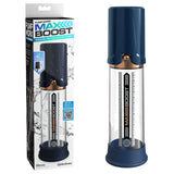 Pump Worx Max Boost - Blue - Blue Penis Pump - Naughty by Nature Adult Store