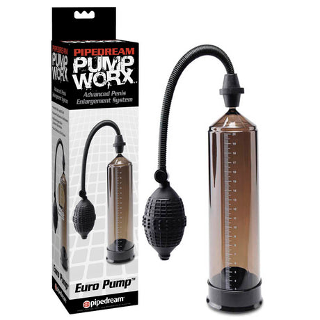 Pump Worx Euro Pump - Smoke Penis Pump - Naughty by Nature Adult Store