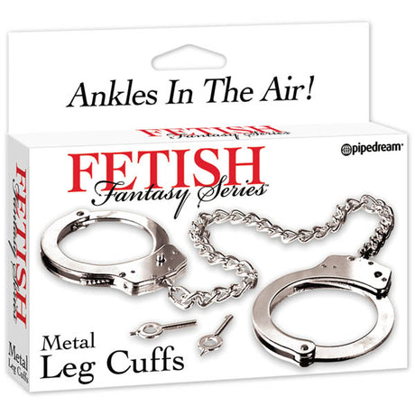 Fetish Fantasy Series Metal Leg Cuffs - Metal Restraints - Naughty by Nature Adult Store