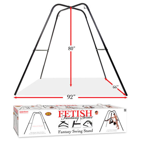 Fetish Fantasy Series Fantasy Swing Stand - Black - Naughty by Nature Adult Store