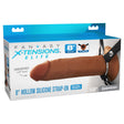 FX Elite 8'' Silicone Hollow Strap-On - Tan 20 cm Hollow - Naughty by Nature Adult Store
