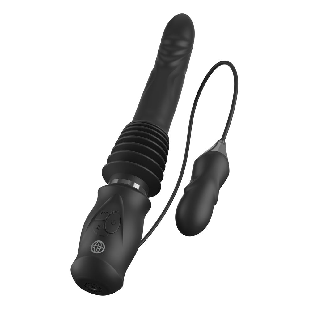 FFS Ultimate Silicone Thruster - Black - USB Rechargeable Vibrator - Naughty by Nature Adult Store