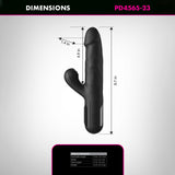 FFS Sonix Silicone Thruster Vibrator with Flicking Clit Stim