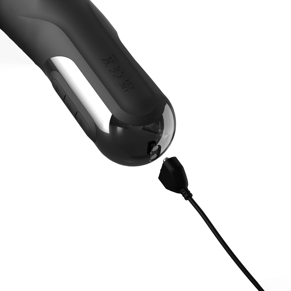 FFS Sonix Silicone Thruster Vibrator with Flicking Clit Stim
