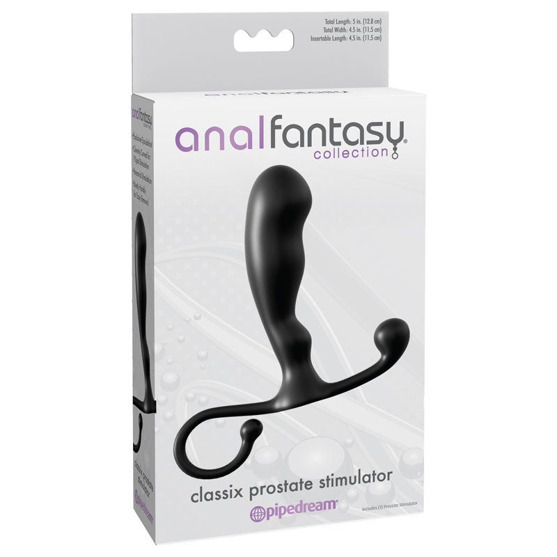 Anal Fantasy Collection Classix Prostate Stimulator - Black 10.1 cm (4'') - Naughty by Nature Adult Store