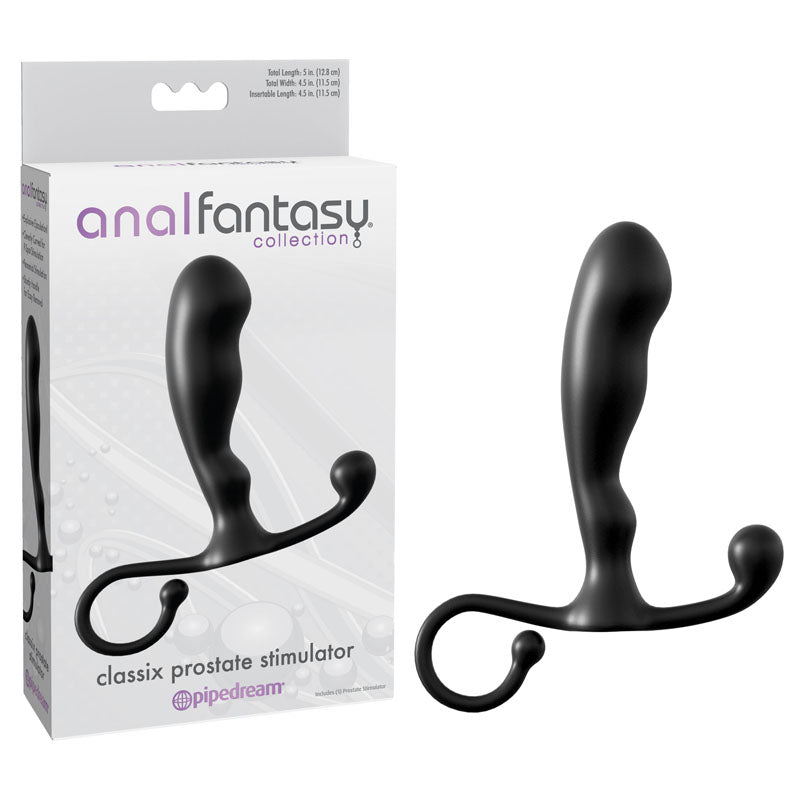 Anal Fantasy Collection Classix Prostate Stimulator - Black 10.1 cm (4'') - Naughty by Nature Adult Store