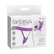 Fantasy For Her Ultimate Butterfly Strap-On - Purple USB Rechargeable Strap-On Stimulator - Naughty by Nature Adult Store