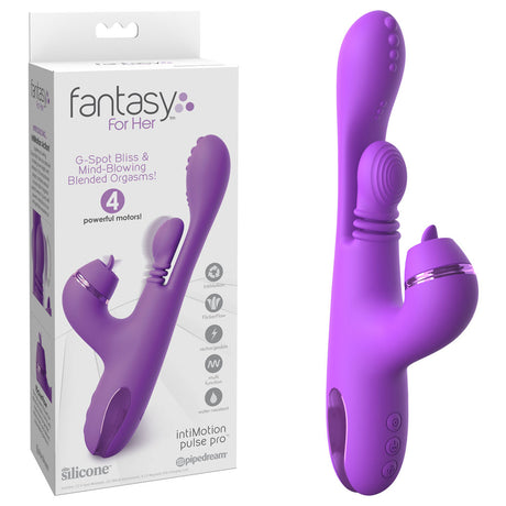 Fantasy For Her IntiMotion Pulse Pro - Swirling & Flicking Rabbit Vibrator