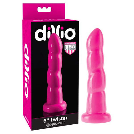 Dillio 6'' Twister - Pink 15.2 cm Dong - Naughty by Nature Adult Store
