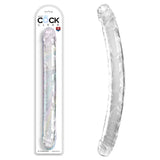 King Cock 18 Inch Double Dildo - Clear 45.7 cm Double Dong - Naughty by Nature Adult Store