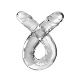 King Cock 18 Inch Double Dildo - Clear 45.7 cm Double Dong - Naughty by Nature Adult Store
