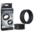 Fantasy C-Ringz Max Width Silicone Rings - Black Set of 2 - Naughty by Nature Adult Store