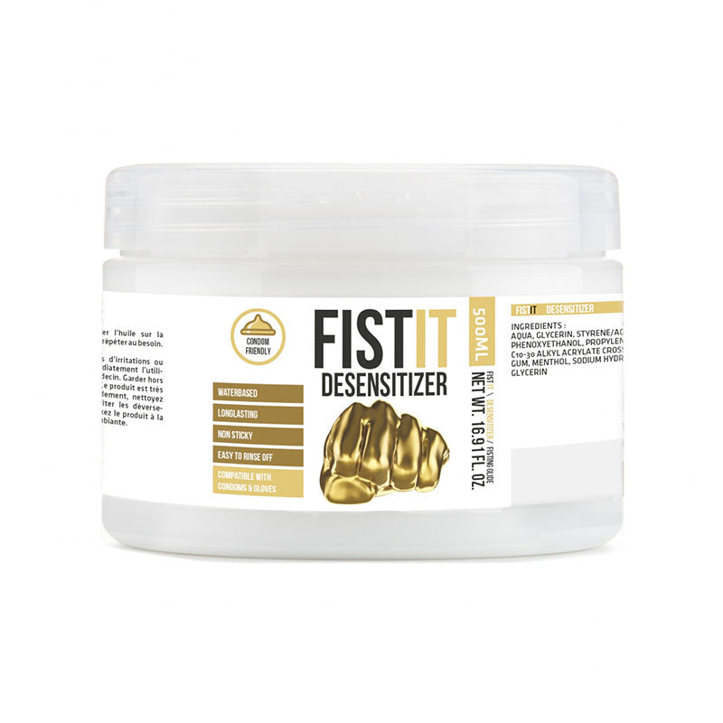 Pharmquests Fist-It Numbing - Water Based Numbing Lubricant - 500 ml Tub - Naughty by Nature Adult Store
