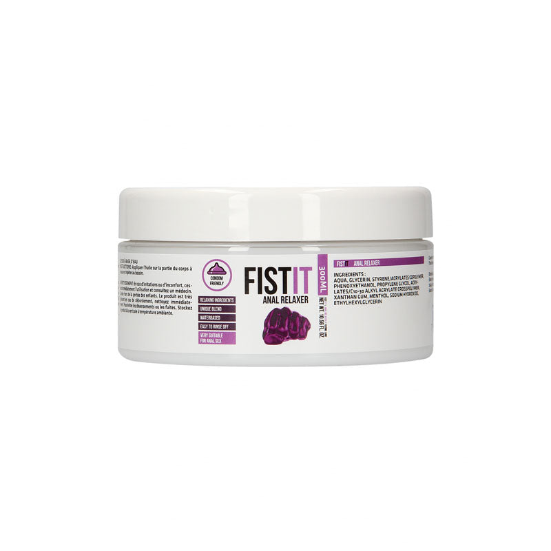 PHARMQUESTS Fist-It Anal Relaxer - 300ml - Water Based Relaxing Lubricant - 300 ml Tub - Naughty by Nature Adult Store