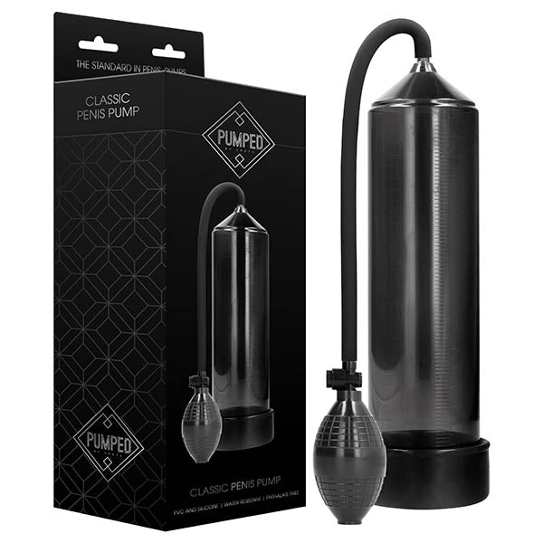 Pumped Classic Penis Pump - Black Penis Pump - Naughty by Nature Adult Store