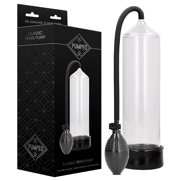Pumped Classic Penis Pump - Clear Penis Pump - Naughty by Nature Adult Store