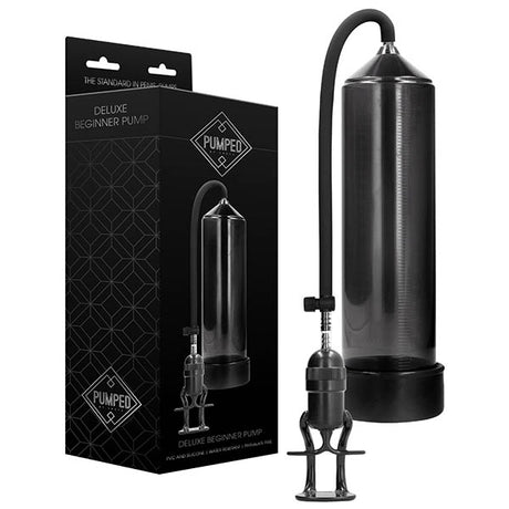 Pumped Deluxe Beginner Pump - Black Penis Pump - Naughty by Nature Adult Store