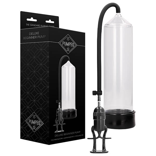 Pumped Deluxe Beginner Pump - Clear Penis Pump - Naughty by Nature Adult Store