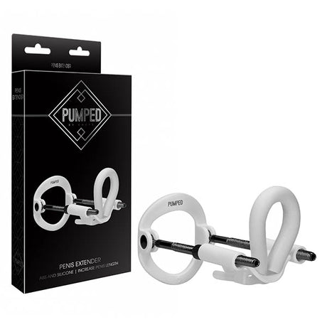 Pumped Penis Extender - White Penis Extender - Naughty by Nature Adult Store