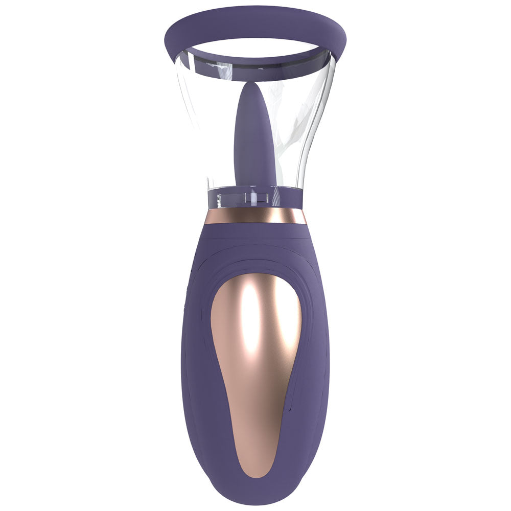 PUMPED Enhance Auto Vulva & Brest Pump - Purple - Purple USB Rechargeable Ladies Pump - Naughty by Nature Adult Store