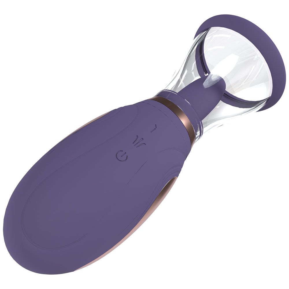 PUMPED Enhance Auto Vulva & Brest Pump - Purple - Purple USB Rechargeable Ladies Pump - Naughty by Nature Adult Store