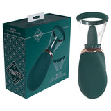 PUMPED Boost Auto Vulva & Brest Pump - Green - Green USB Rechargeable Ladies Pump - Naughty by Nature Adult Store
