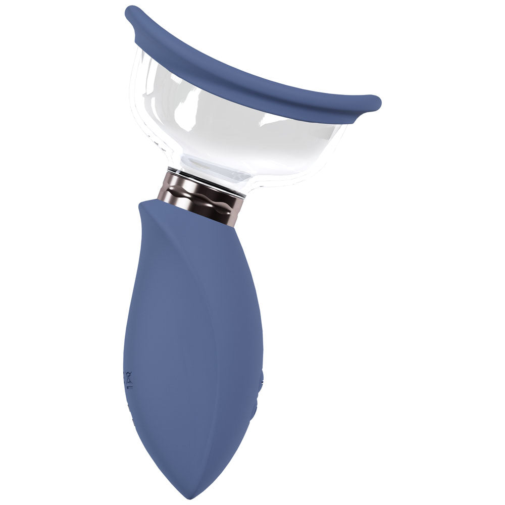 PUMPED Arousing Auto Ladies Pump - Blue - Blue USB Rechargeable Ladies Pump - Naughty by Nature Adult Store