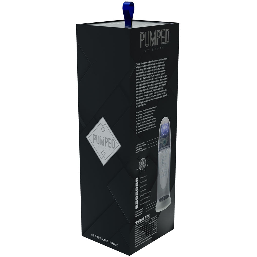 PUMPED Aqua-Pro Auto Pump - AI-Enabled Submersible Auto Penis Pump