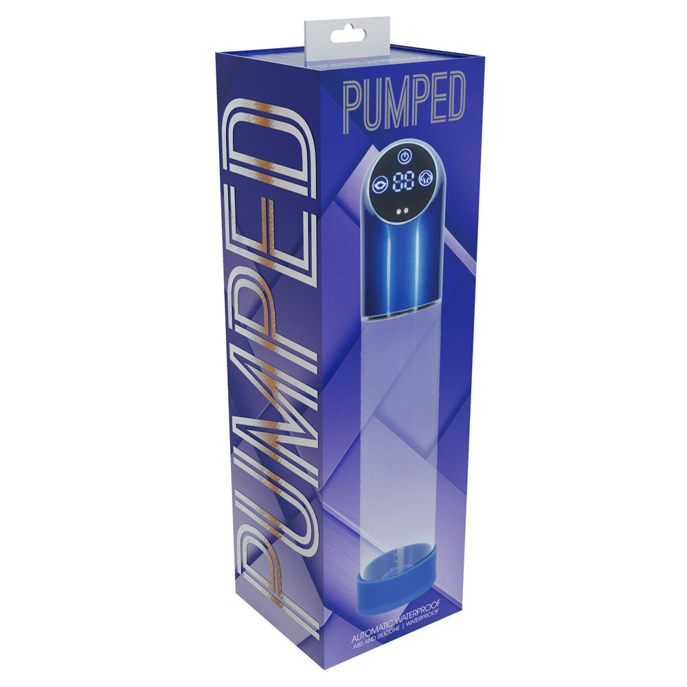 PUMPED Automatic Waterproof Pump - Metal Blue