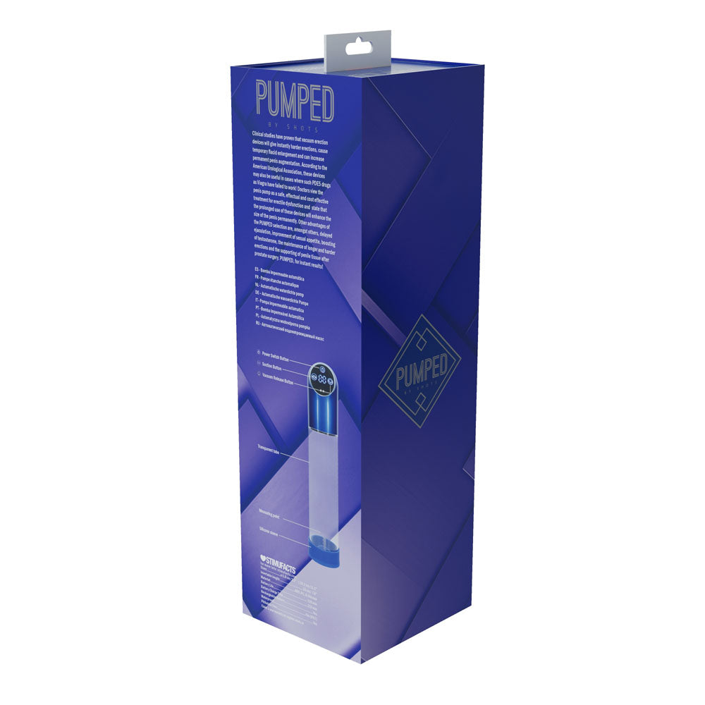 PUMPED Automatic Waterproof Pump - Metal Blue