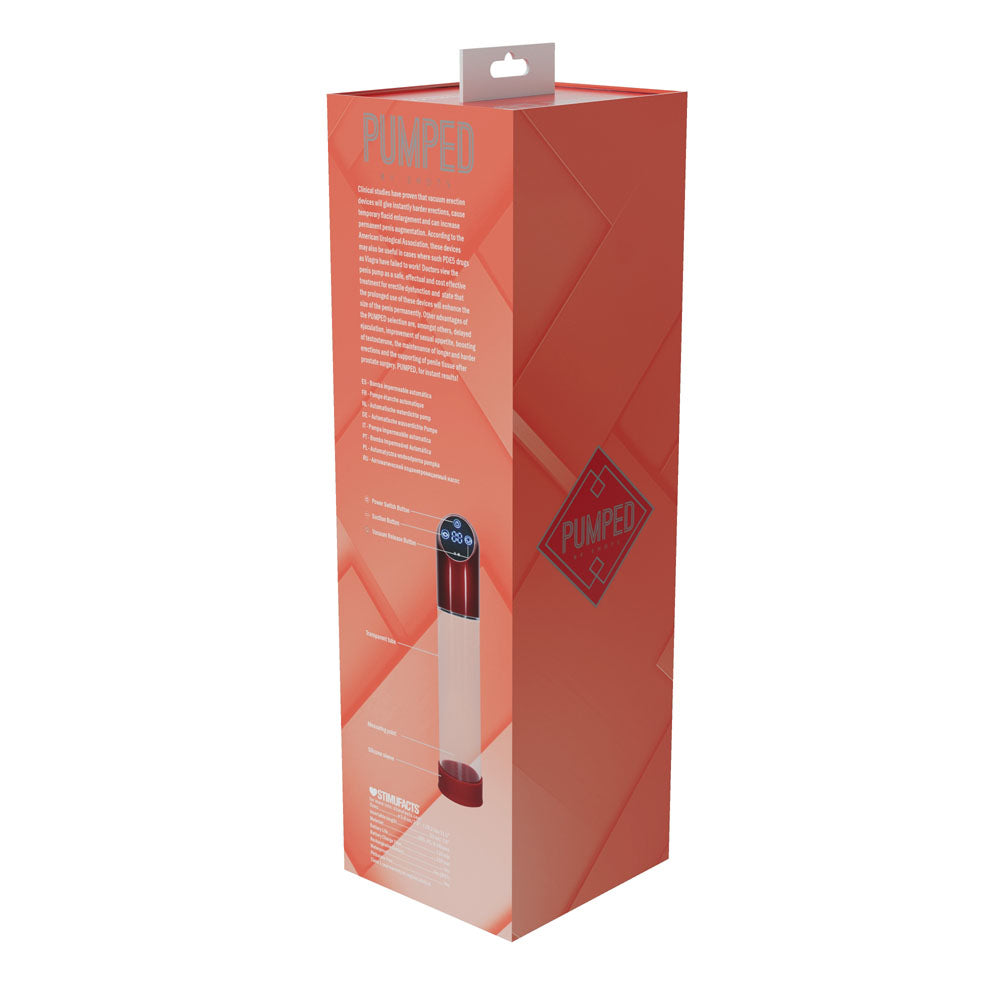 PUMPED Automatic Waterproof Pump - Metal Red