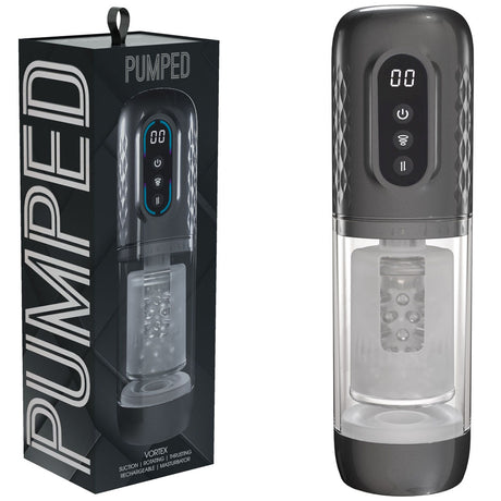 PUMPED Vortex - Sucking Rotating and Thrusting Auto Masturbator