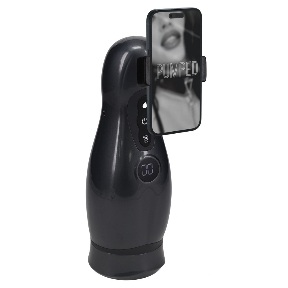 PUMPED Virtuo - Rechargeable Sucking And Vibrating Auto Masturbator